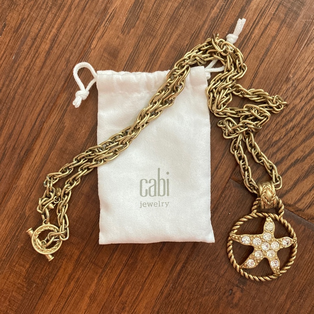 CAbi Starfish Charm Necklace